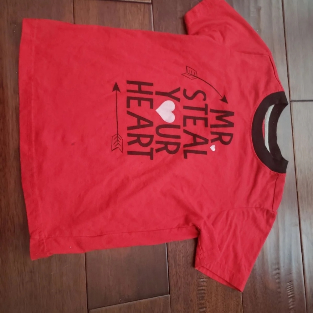 Boys Red & Black Mr Steal your heart